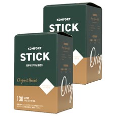 KOMFORT 原味配方條裝咖啡, 1g, 130入, 2盒