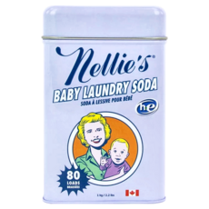 Nellie's 天然嬰兒洗衣粉 高濃縮配方 80次用量, 1kg, 1罐