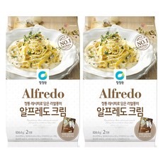 청정원 알프레도 크림파스타, 604.4g, 2개