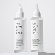 Dr.Blank 寵物狗耳朵清潔液 100ml+眼淚清潔液 100ml組, 1組