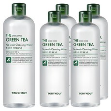 토니모리 더촉촉 그린티 클렌징워터, 500ml, 5개