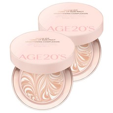AGE20'S 煥彩緊緻防曬粉餅 SPF50+ PA++++, 2個, 12.5克