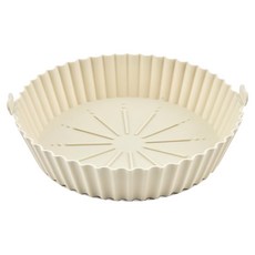 氣炸鍋專用矽膠烤盤，21.5x5.5cm，耐高溫220°C，圓形，可重複使用, 大(21.5 x 5.5cm), 1個