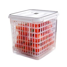 Changsin Living 昌信生活 SKYLOCK密扣提籃式瀝水保鮮盒 4號, 1個