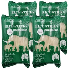 쿡샵 라이스 스틱 1mm, 4개, 400g