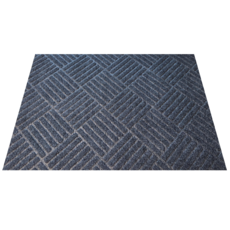 핀숲 미끄럼방지 현관 매트, 회색, 1개