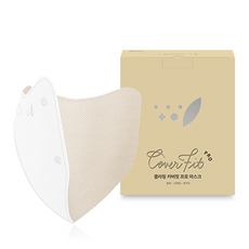 KLARING Cover Fit Pro 膚色大型口罩內襯, 白色, 1個, 25入