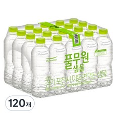 풀무원샘물 무라벨 생수, 500ml, 120개