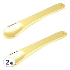 Bacogel 化妝品乳霜勺 迷你刮棒, 金色, 4個