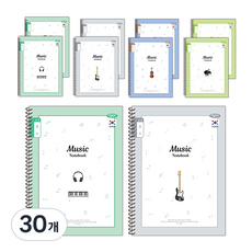 PENPIA 2000 國小3-6年級音樂線圈筆記本, 30個, 隨機出貨