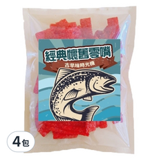 CHILL 愛吃 cammie 蜜汁沙茶魚片 50g 4包 台灣經典懷舊零食