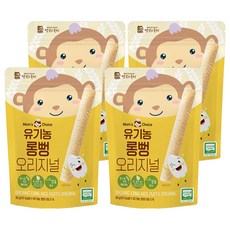 맛있는풍경 유기농 롱뻥, 오리지널맛, 30g, 4개