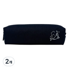 ibis 鯨魚之夢絨毛收納包, 2個, 海軍藍