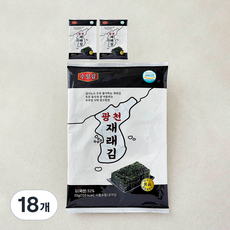 수정김 광천 재래김, 20g, 18개, 1개입