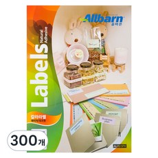 올바른 칼라라벨 연노랑 레이저 잉크젯공용 A4전지 AL001PY, 1칸, 300개