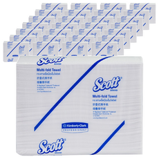Scott 可麗舒 折疊擦手紙, 250張, 48包