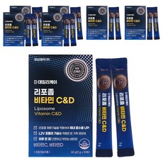 경남제약 데일리케이 리포좀 비타민C&D 30포, 60g, 7개