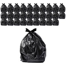 마켓플랜 롤 쓰레기 비닐봉투 블랙, 50L, 200개 50L, 200개