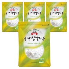 배대감 찹쌀가루, 500g, 4개