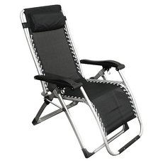 CONCERN 康生健康科技 新一代升級版 無重力人體工學躺椅 CON-777, 黑色 + 條紋