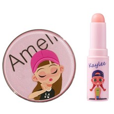 Little Glam Girls 兒童防曬氣墊+唇蠟筆 甜粉色, 防曬氣墊+唇筆, 1套