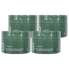 Numbuzin 潤碧之茵 No.3 綠茶竹炭毛孔泥膜卸妝膏 85g, 4罐