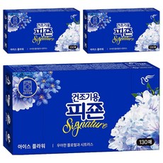 碧珍 烘衣機專用衣物柔軟香氛紙 經典冰花香 正品, 130入, 3個