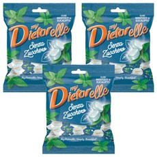DIETORELLE 無糖糖果 薄荷&尤加利口味, 70g, 3袋