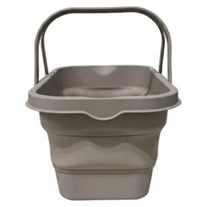 戶外露營可折疊野餐提籃 47 x 25.8 x 24cm, 淺咖色, 1個, 1層