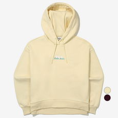 휠라 여성용 루즈핏 기모 후드티 FS2POE4152F