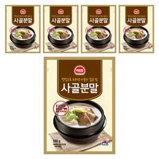 해표 사골분말, 500g, 5개