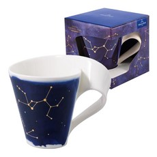빌레로이앤보흐 뉴웨이브 스타 머그컵 궁수자리 300ml, 화이트 + 블루 + 골드, 1개