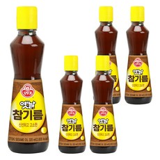 오뚜기옛날 참기름, 320ml, 5개