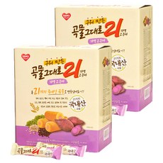 Gokmulgeudaero21 21種穀物夾心捲 紫薯風味, 1kg, 2盒