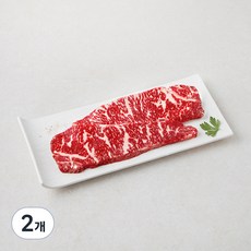 화담우 한우 채끝 1+등급 구이용 (냉장), 200g, 2개