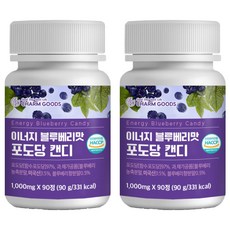 charmgoods Eneorgy 藍莓味葡萄糖錠, 90錠, 2個