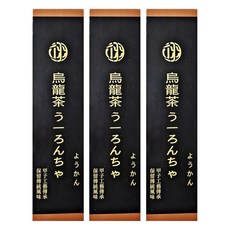 成翊 烏龍茶羊羹 90g 台灣產 紅豆餡、砂糖、麥芽、烏龍茶粉、洋菜粉, 3盒