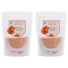 손질하여 곱게간 새우가루 파우치, 140g, 2개