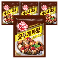 OTTOGI 不倒翁 韓式炸醬粉, 1kg, 4包