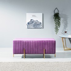 몰리스 롱 스퀘어스툴 940 x 350 x 450 mm, 랜덤 발송, 1개