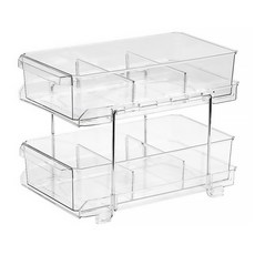 Reborn.J Remake 滑動式2層置物架, 透明, 1個