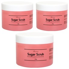 클립하우스 왁싱 전용 슈가 바디스크럽, 230g, 3개