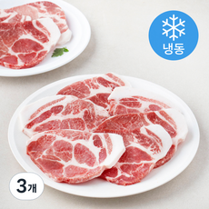 미트코리아 수입 목살 칼집 구이용 (냉동), 3개, 2kg