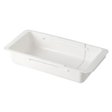 廚房衣櫃抽屜分隔伸縮收納籃 文具收納 內衣褲收納 分隔板 工具收納 分類收納, 白色, 1個