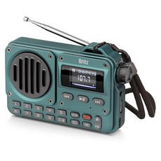 브리츠 FM 라디오 블루투스 스피커, BZ-LV1100, 그린