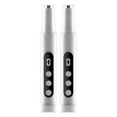 ANTIAN 二合一電動磨甲器套裝 (2台) 優雅白 便攜式 去死皮指甲拋光機 卸甲儀, 2件