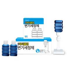 디앤디 닥터클린 변기세정제 본품 + 리필용액 2개, 1세트