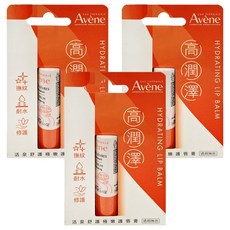 雅漾 活泉舒護極嫩護唇膏 4g, 透明無色, 3支