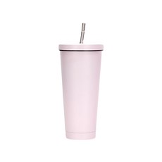 차이나다 채도 낮은 텀블러, 핑크, 750ml