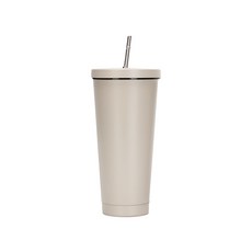 차이나다 채도 낮은 텀블러, 화이트, 750ml